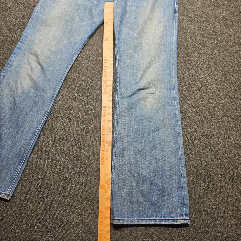 Vintage Diesel Industry Zatiny Jeans Blue Mens 34x32 Bootcut Button Fly Italy